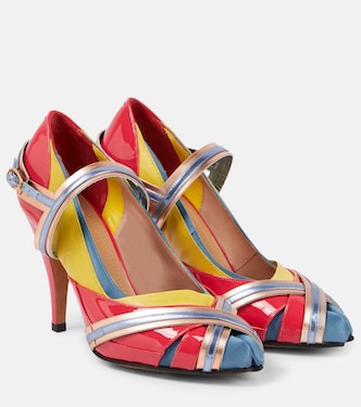 Salones Tabi de piel adornada | Maison Margiela