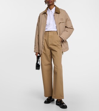 Jean ample à taille haute | Miu Miu