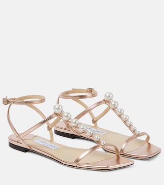 Sandales Amari en cuir à ornements | Jimmy Choo