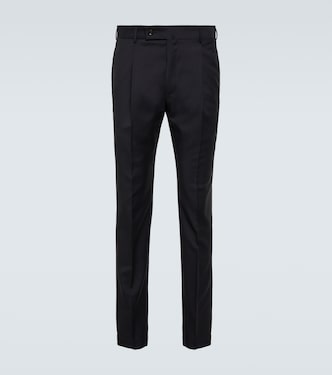 Pantalones slim de lana virgen | Incotex