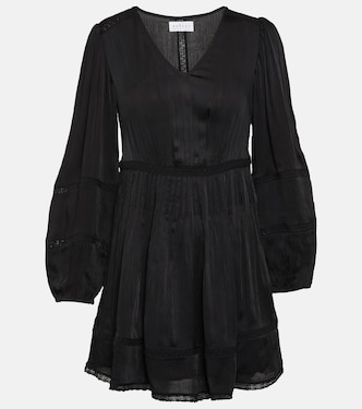 Bethel lace-trimmed minidress | Velvet