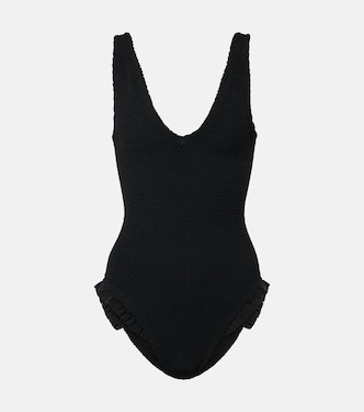 Lisa ruffled swimsuit | Hunza G