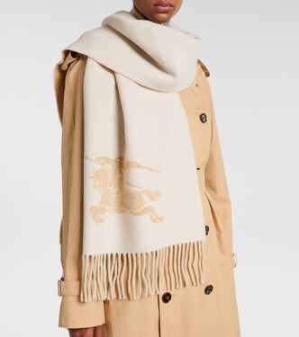 Sciarpa EKD in cashmere jacquard | Burberry
