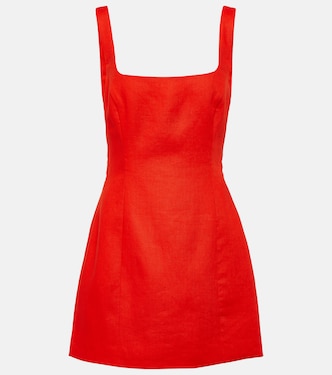Vestido corto Iris de lino | SIR