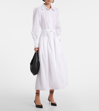 Hemdblusenkleid aus Baumwollpopeline | Patou