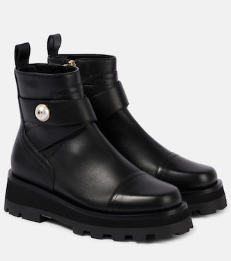 Meena leather ankle boots | Jimmy Choo