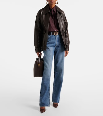 Kelly high-rise wide-leg jeans | Agolde