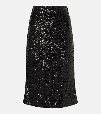 Falda midi con lentejuelas | Dolce&Gabbana