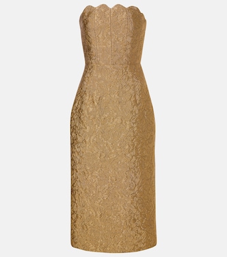 Abito midi Marcella in broccato | Markarian