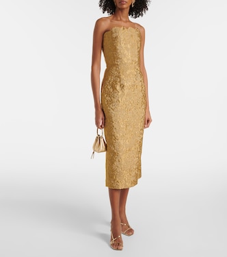 Abito midi Marcella in broccato | Markarian