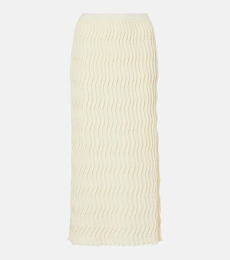 Jupe midi en laine | Bottega Veneta