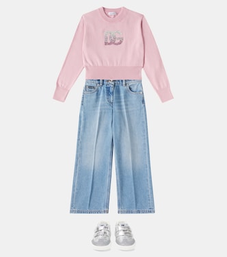 Mid-rise straight jeans | Dolce&Gabbana Kids