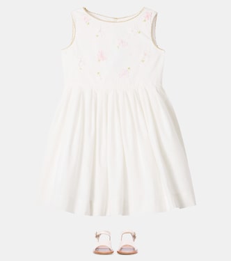 Abito Alina in cotone floreale | Bonpoint