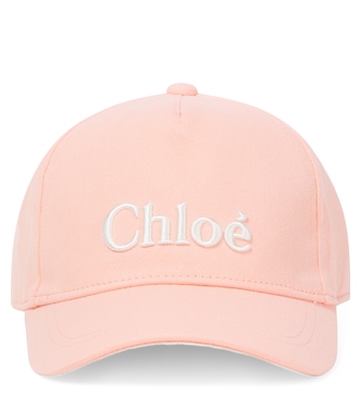 Cappello da baseball in cotone con logo | Chloé Kids