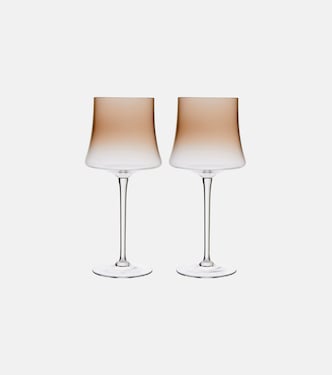 Set of 2 Murano glass wine glasses | Brunello Cucinelli