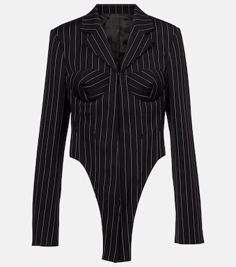 Blazer in lana vergine a righe | Jean Paul Gaultier