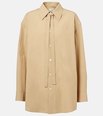 Camisa de algodón con lazada | Lemaire