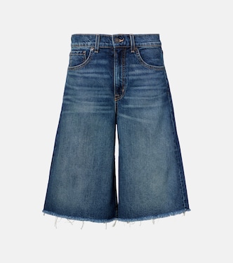 High-rise denim shorts | Nili Lotan