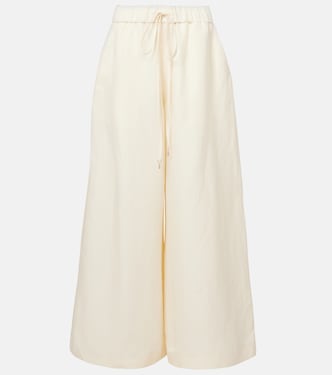 Pantalones anchos Gelos de lino y seda | Gabriela Hearst