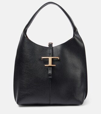 T Timeless Medium leather shoulder bag | Tod's