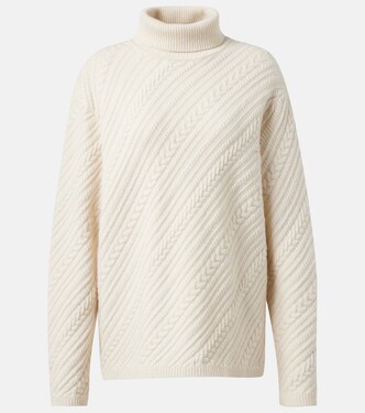 Cable-knit wool turtleneck sweater | Joseph