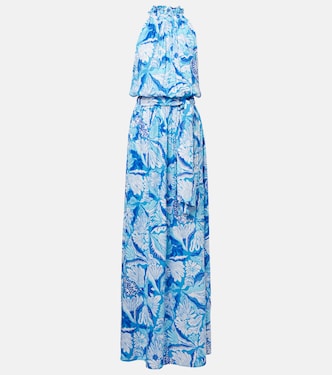 Bedrucktes Maxikleid Bianca | Poupette St Barth