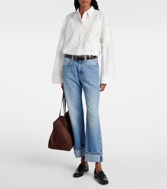 Jean droit à taille basse | Brunello Cucinelli