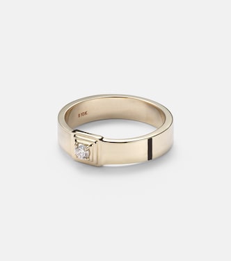 10kt gold ring with diamonds | Stone and Strand