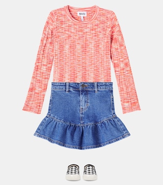 Bridget ruffled denim skirt | Molo