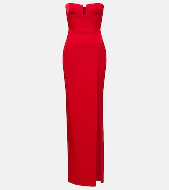 Crêpe satin bustier gown | Alex Perry