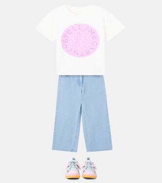 Logo cotton jersey T-shirt | Stella McCartney Kids