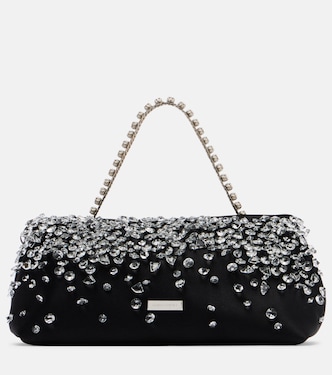 Constellation Mini satin top-handle bag  | Aquazzura