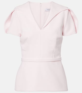 Top Leighton aus Crêpe | Safiyaa