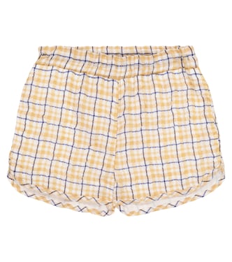 Shorts Dana de chifón de cuadros | Paade Mode