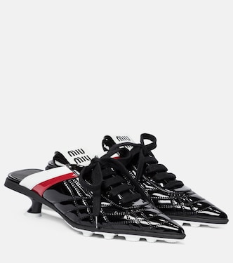 Patent leather mules | Miu Miu
