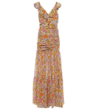 Maxikleid Alannah aus Seide | Veronica Beard