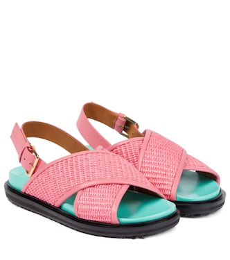 Sandali Fussbett in rafia | Marni