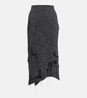 Gonna midi asimmetrica | Acne Studios