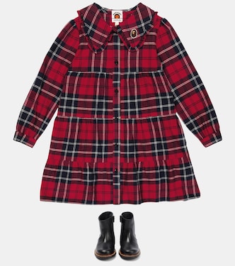Robe en coton à carreaux | BAPE Kids