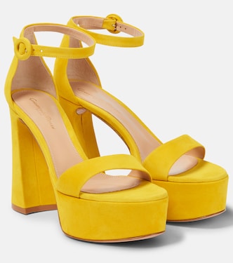 Suede platform sandals | Gianvito Rossi
