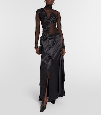 Jupe longue en satin | Acne Studios