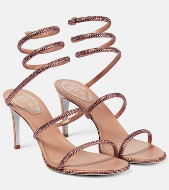 Sandalen Cleo aus Satin | Rene Caovilla