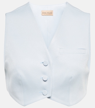 Gilet cropped Auri | Aya Muse