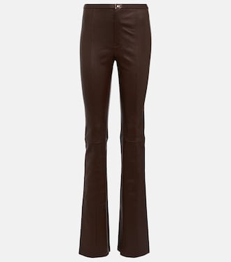 Kam high-rise leather pants | Stouls