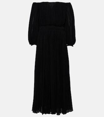 Vestido midi de lana virgen  | Chloé