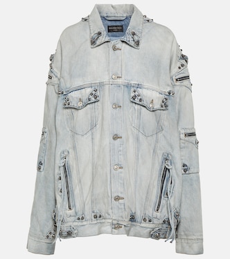 Oversize-Jeansjacke Cagole | Balenciaga