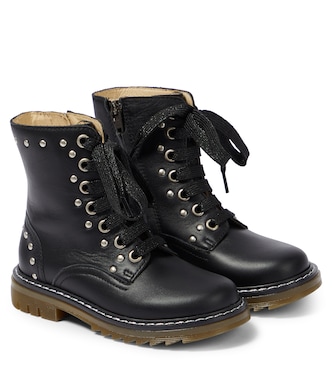 Stivaletti Sid Hi Stud in pelle | Pom d'Api