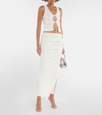 Tank top de jersey con abertura | Christopher Esber