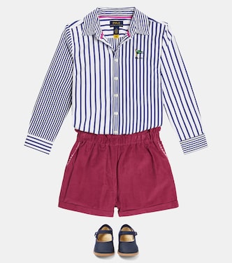 Camicia in popeline di cotone a righe | Polo Ralph Lauren Kids