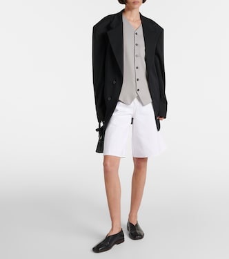 Nolan high-rise Bermuda shorts | Agolde